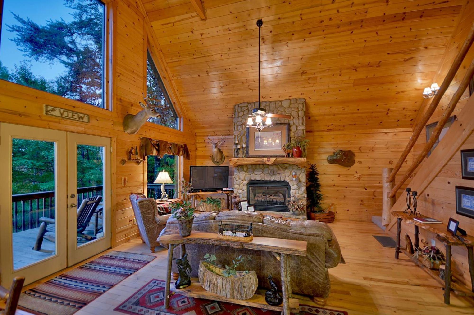 The View Sweeping Mountain Views Gas Fireplace Game Room Hot Tub Blue Ridge Luaran gambar
