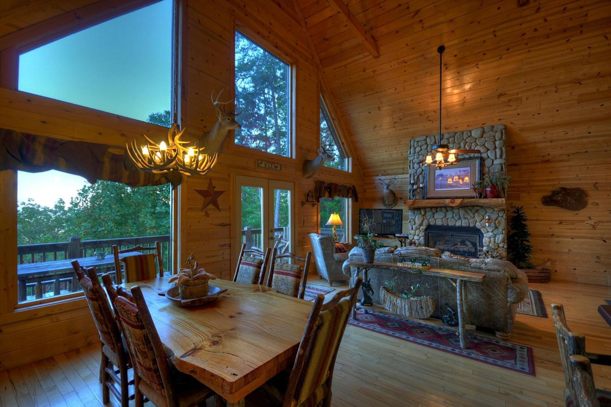 The View Sweeping Mountain Views Gas Fireplace Game Room Hot Tub Blue Ridge Luaran gambar