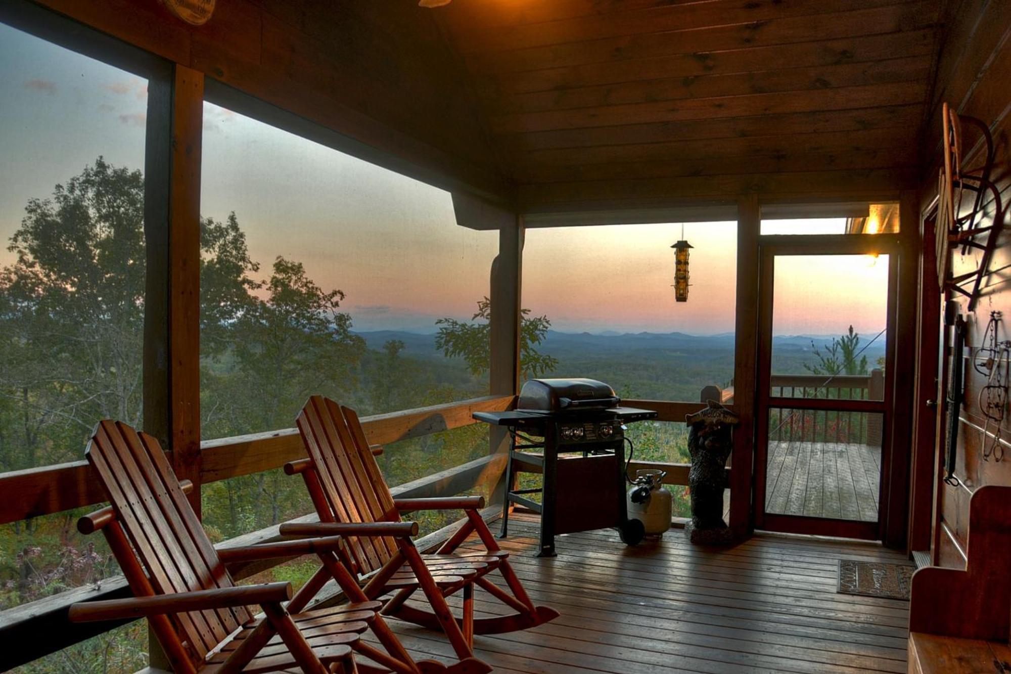 The View Sweeping Mountain Views Gas Fireplace Game Room Hot Tub Blue Ridge Luaran gambar