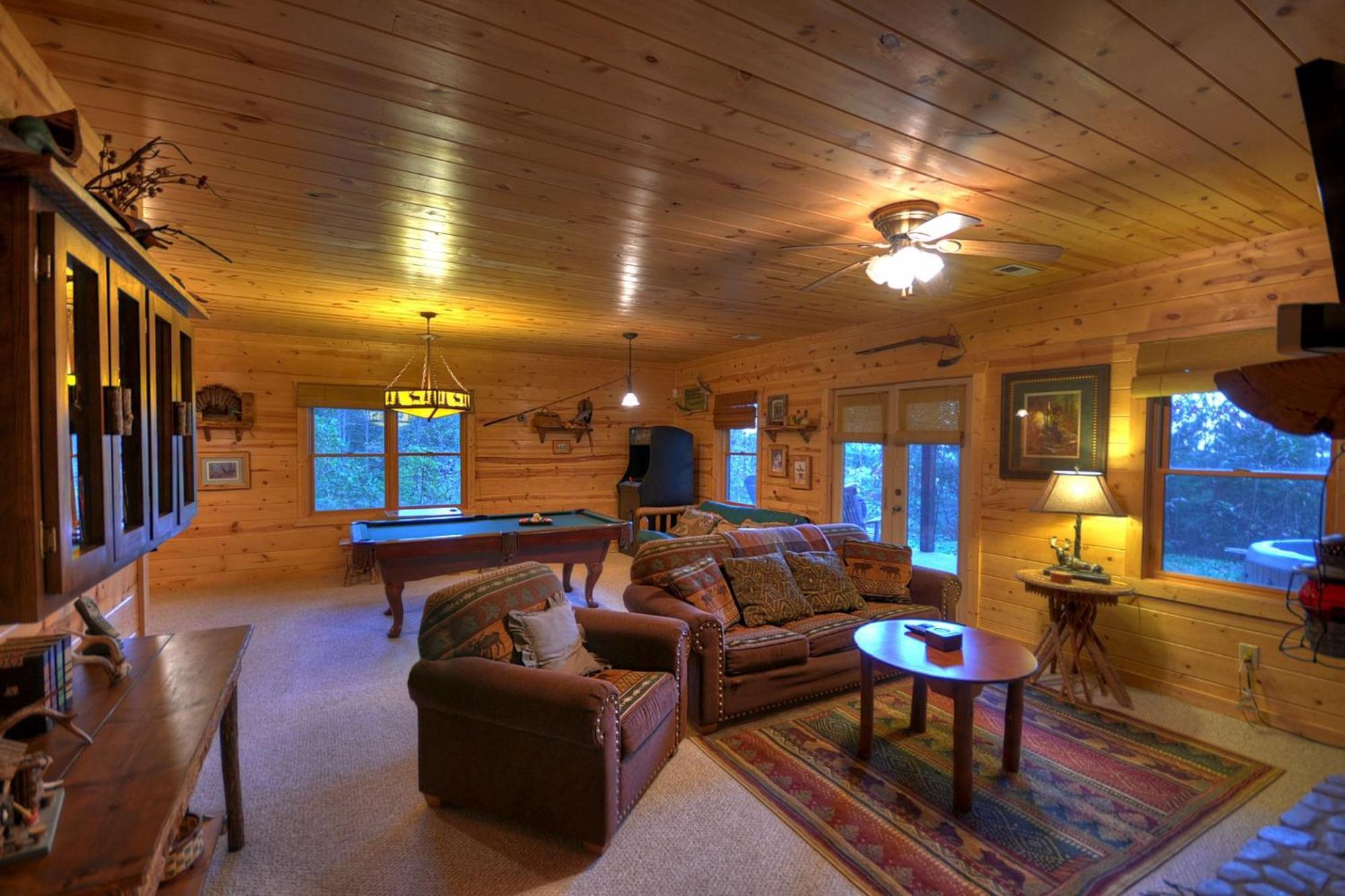 The View Sweeping Mountain Views Gas Fireplace Game Room Hot Tub Blue Ridge Luaran gambar