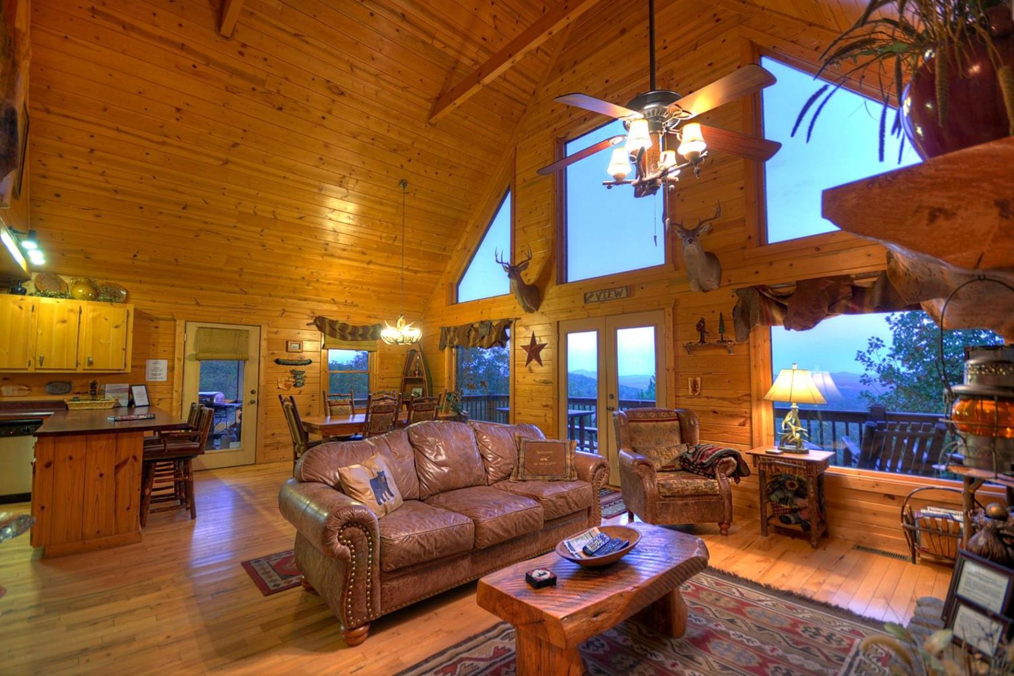 The View Sweeping Mountain Views Gas Fireplace Game Room Hot Tub Blue Ridge Luaran gambar